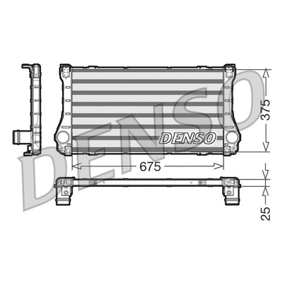 Denso Radiator DIT50002