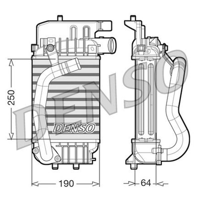 Denso Radiator DIT50004