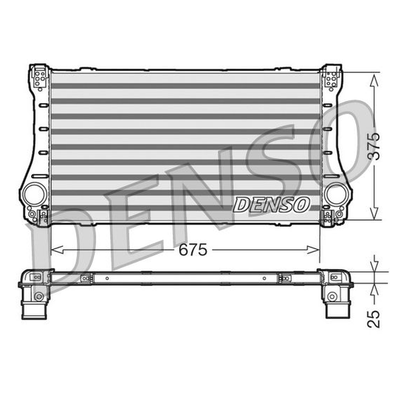 Denso Radiator DIT50006