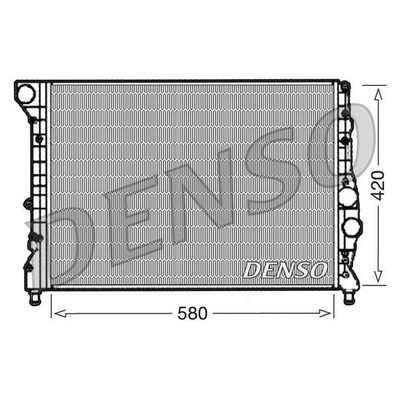 Denso Radiator DRM01001
