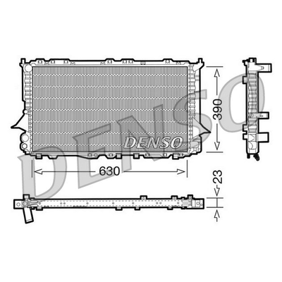 Denso Radiator DRM02002