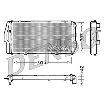 Denso Radiator DRM02003