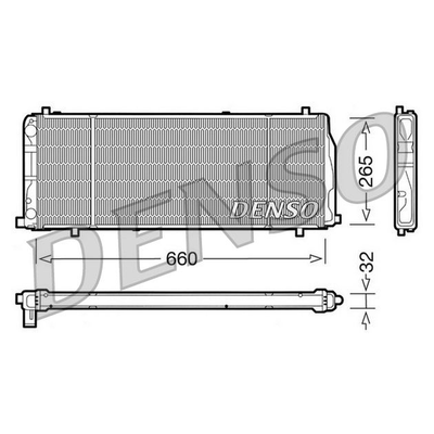 Denso Radiator DRM02004