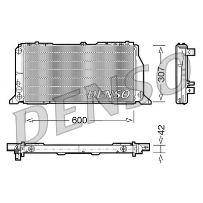 Denso Radiator DRM02013