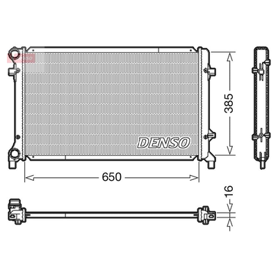 Denso Radiator DRM02014