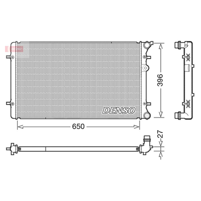 Denso Radiator DRM02025