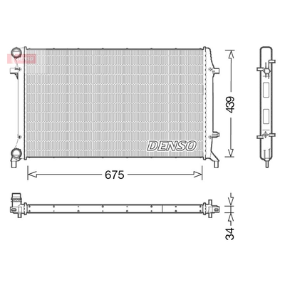 Denso Radiator DRM02027