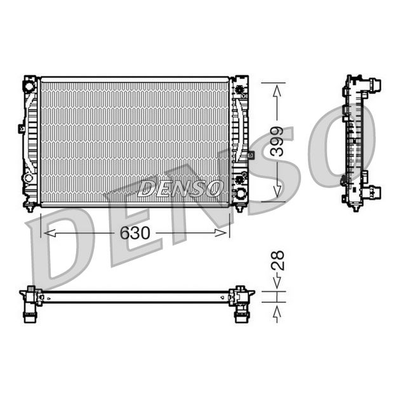 Denso Radiator DRM02031