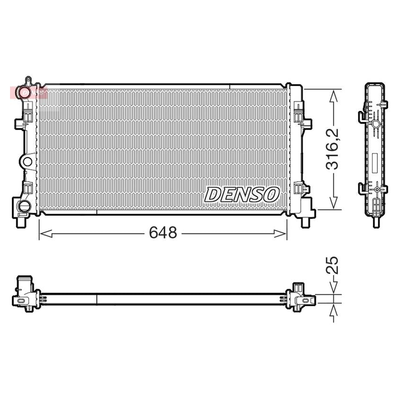 Denso Radiator DRM02045