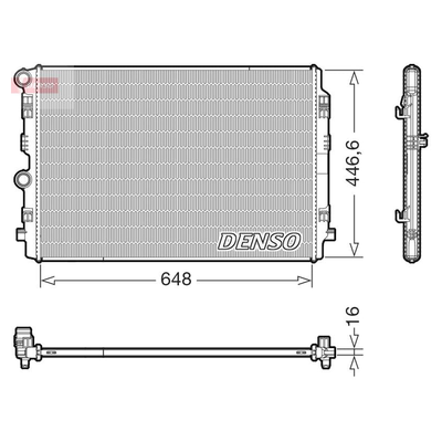 Denso Radiator DRM02050