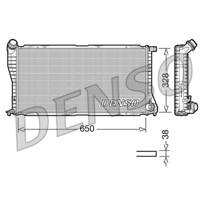 Denso Radiator DRM05002