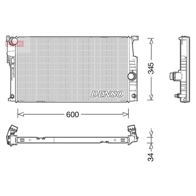 Denso Radiator DRM05004