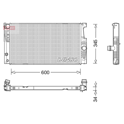 Denso Radiator DRM05005