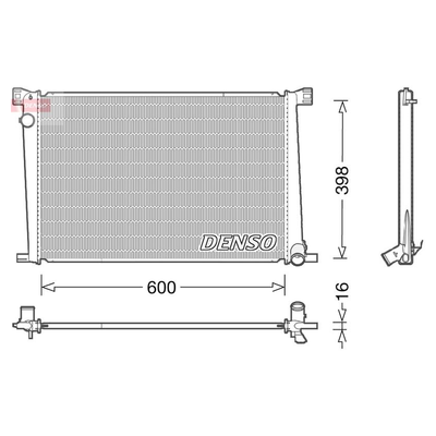 Denso Radiator DRM05007