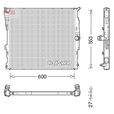 Denso Radiator DRM05008