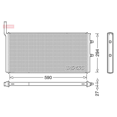 Denso Radiator DRM05009