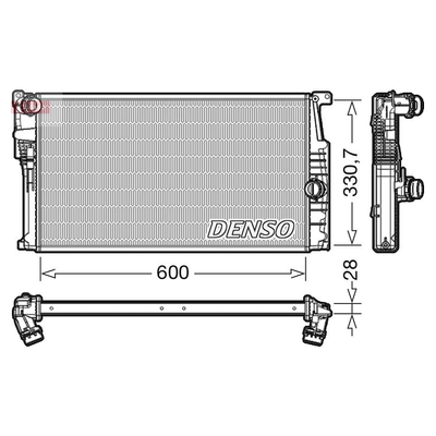 Denso Radiator DRM05015
