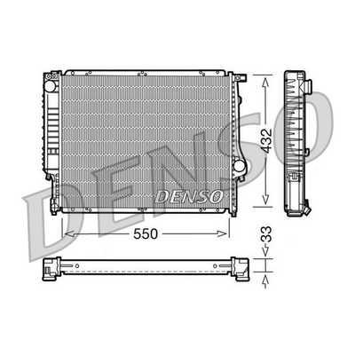 Denso Radiator DRM05023