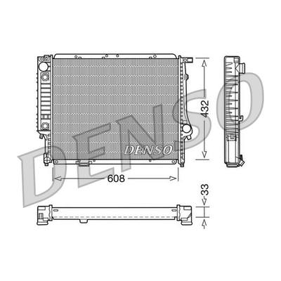 Denso Radiator DRM05053