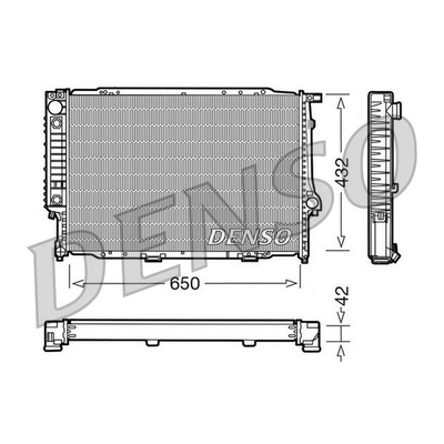 Denso Radiator DRM05057