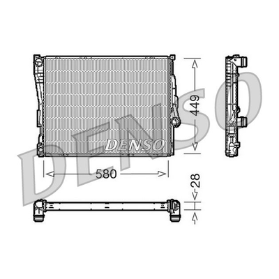 Denso Radiator DRM05069