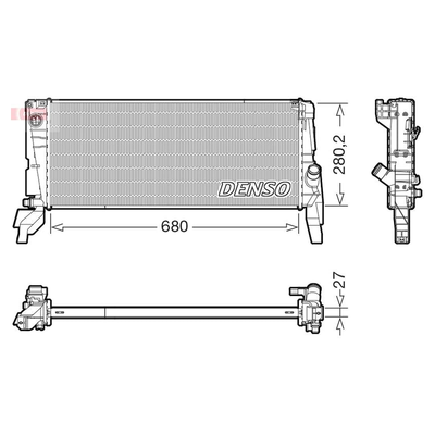 Denso Radiator DRM05074