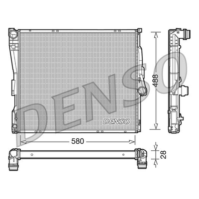 Denso Radiator DRM05090