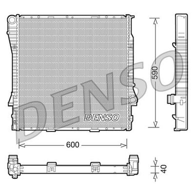Denso Radiator DRM05114