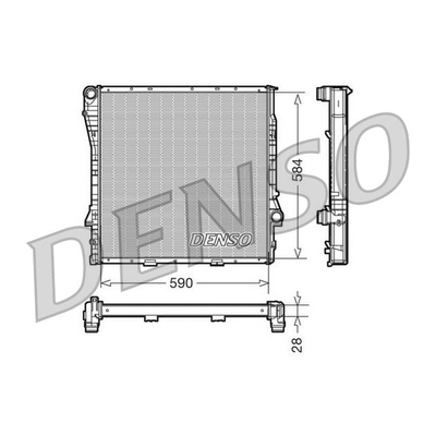 Denso Radiator DRM05116