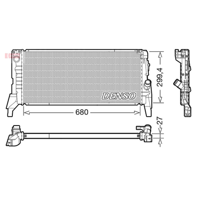 Denso Radiator DRM05119