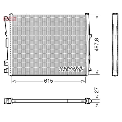Denso Radiator DRM05123