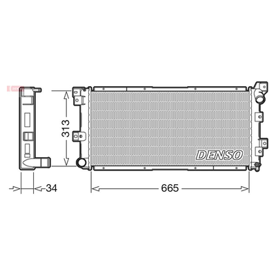 Denso Radiator DRM06002