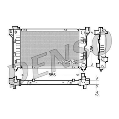 Denso Radiator DRM06010