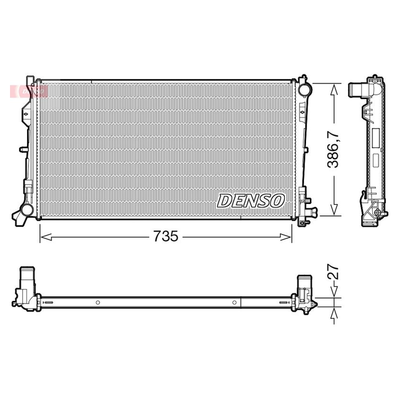 Denso Radiator DRM06040