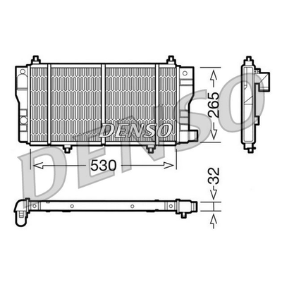 Denso Radiator DRM07002