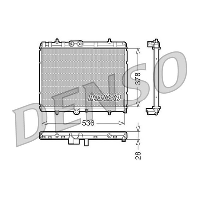 Denso Radiator DRM07015