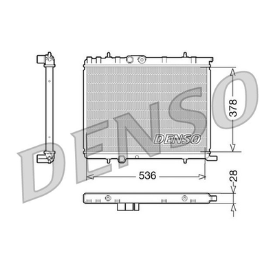 Denso Radiator DRM07021