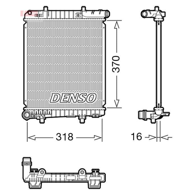 Denso Radiator DRM07062