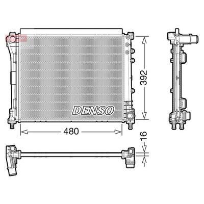 Denso Radiator DRM09006
