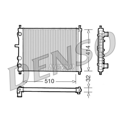 Denso Radiator DRM09020