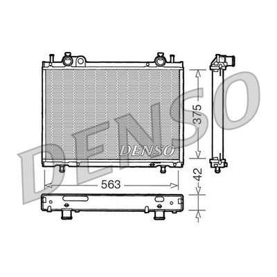 Denso Radiator DRM09021