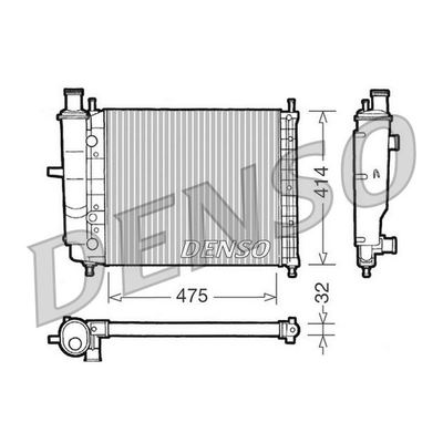 Denso Radiator DRM09028