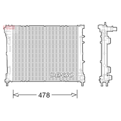 Denso Radiator DRM09043