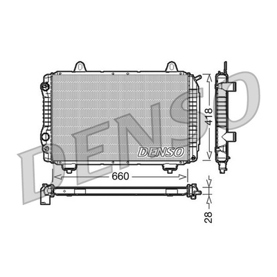 Denso Radiator DRM09071