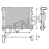 Denso Radiator DRM09087 thumbnail