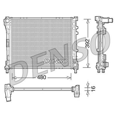 Denso Radiator DRM09087
