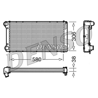 Denso Radiator DRM09098