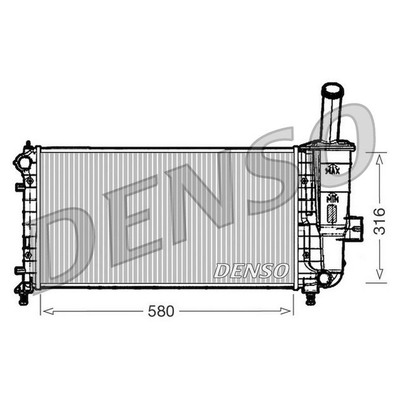 Denso Radiator DRM09102