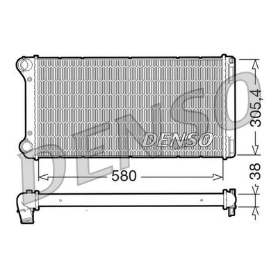 Denso Radiator DRM09103