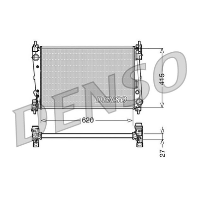 Denso Radiator DRM09111